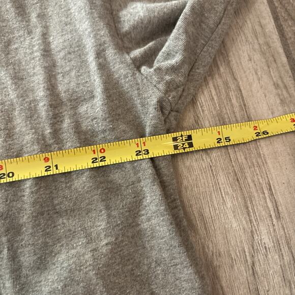 Fear Of God Essentials Men’s Sz M Long Sleeve Pullover Shirt Mock Neck Gray Logo - Picture 5 of 10